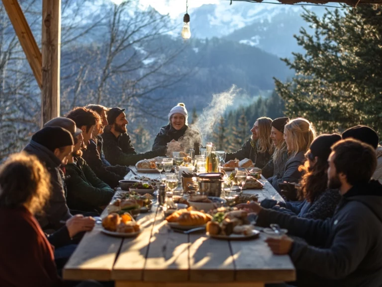 repas montagne